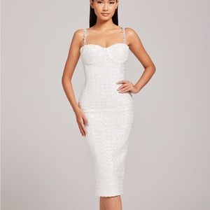 * NADINE MERABI * Nina White Dress * XS *